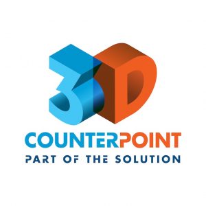 3D CounterPoint logo design melbourne studio rosinger