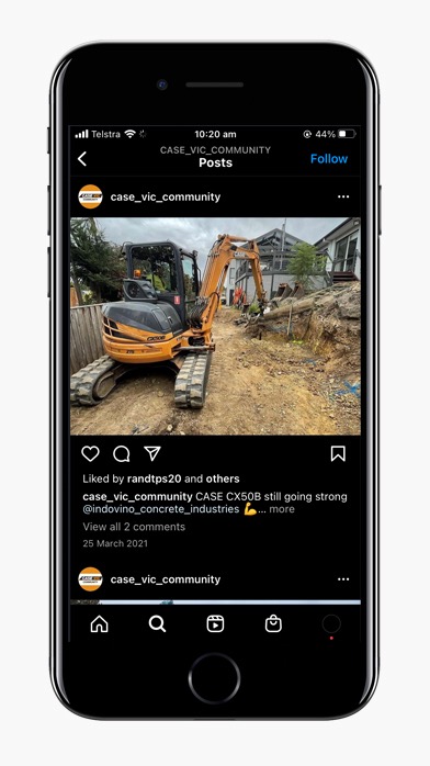 Construction earthmoving Social Media CASE VIC social media instagram agency digital agency studio rosinger melbourne victoria