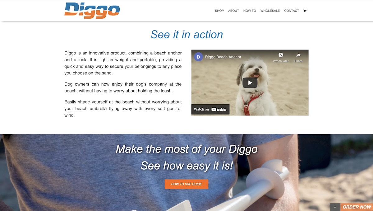 Diggo website web design agency melbourne Studio Rosinger